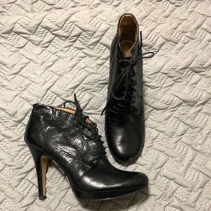 Nine West Black Heel Booties